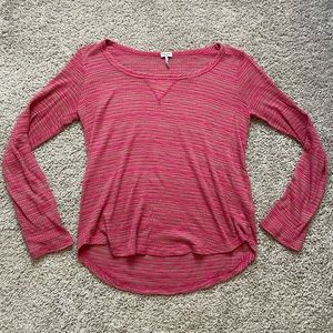 Splendid Red/Pink Shirt Size Small